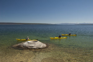 Kayaking by Fishing Cone